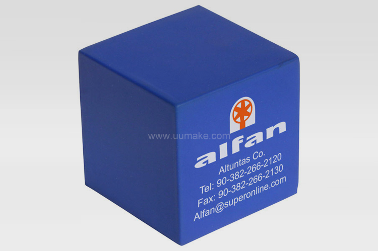 正方體減壓球 PU解壓球,釋壓球,發泄球,舒壓玩具,禮品定制,廣告贈品,正方體減壓球