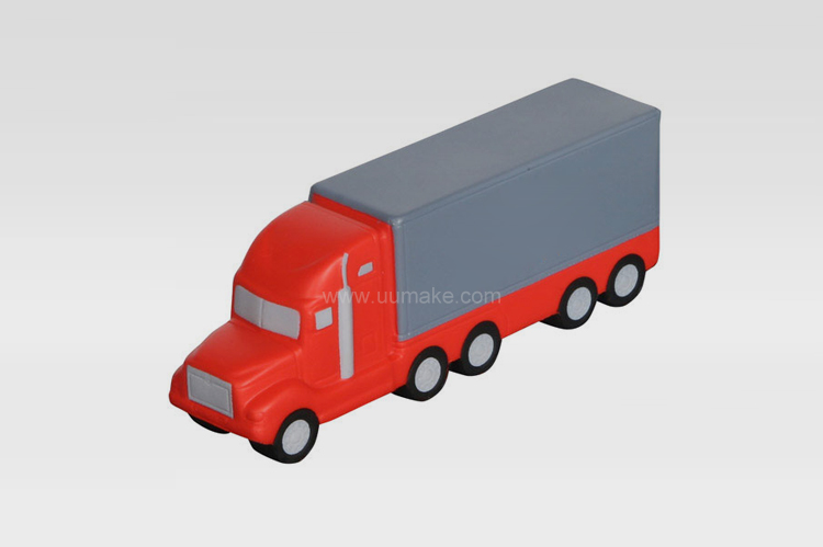 PU大貨車 VAN仔公仔,卡通手腳人,桌面擺件,檯面飾品,禮品定制,廣告贈品,PU大貨車