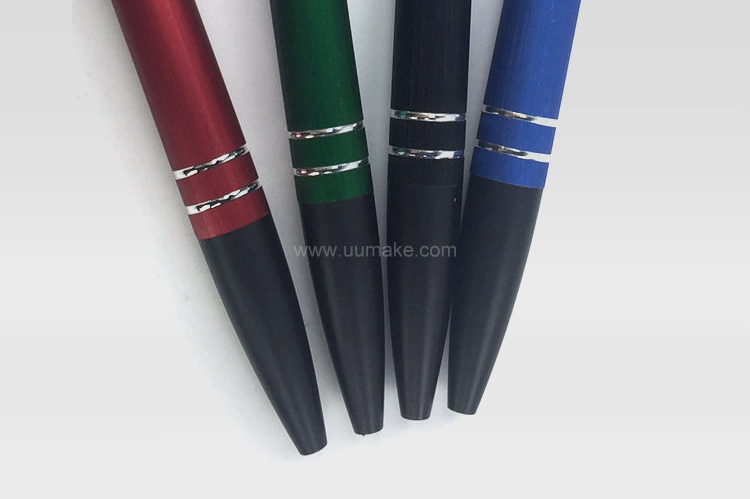金屬雙環圓珠筆 廣告原子筆,塑膠直桿走珠筆,禮品定制,金屬雙環圓珠筆